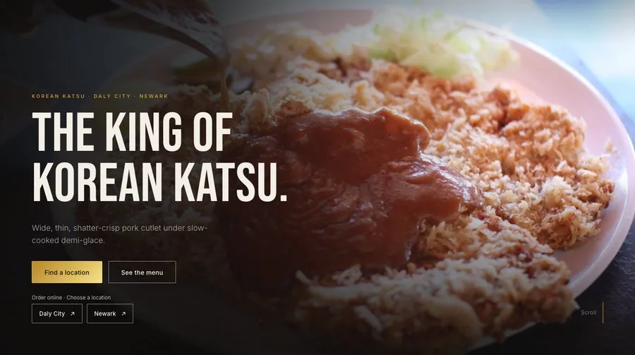 King Katsu Land 웹사이트 (운영 중)